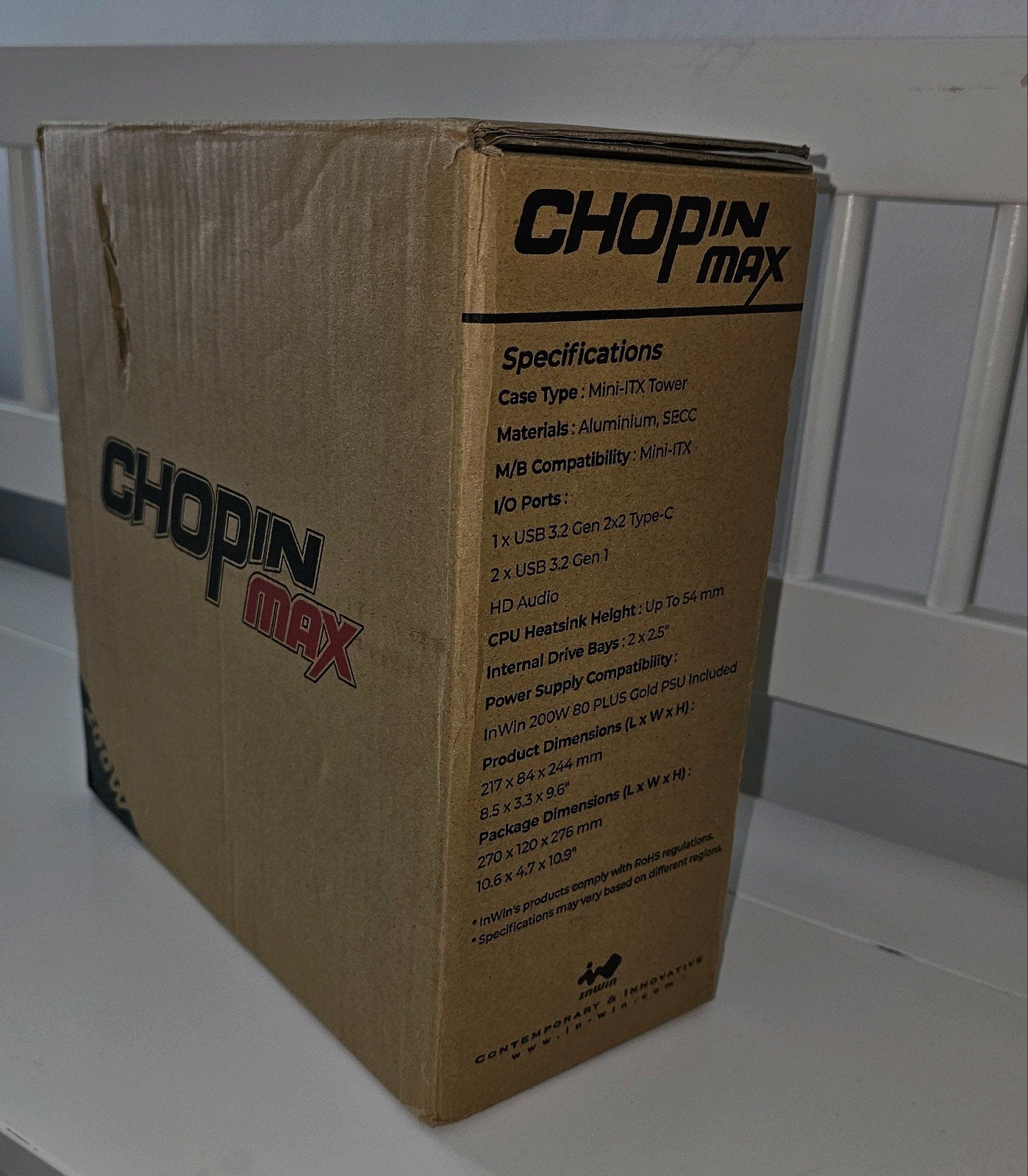 In Win Chopin Max + ROG Strix B760-I + Intel i5-14500, Informatique & Logiciels, LGA 1700, Enlèvement ou Envoi, Comme neuf, Mini-ITX