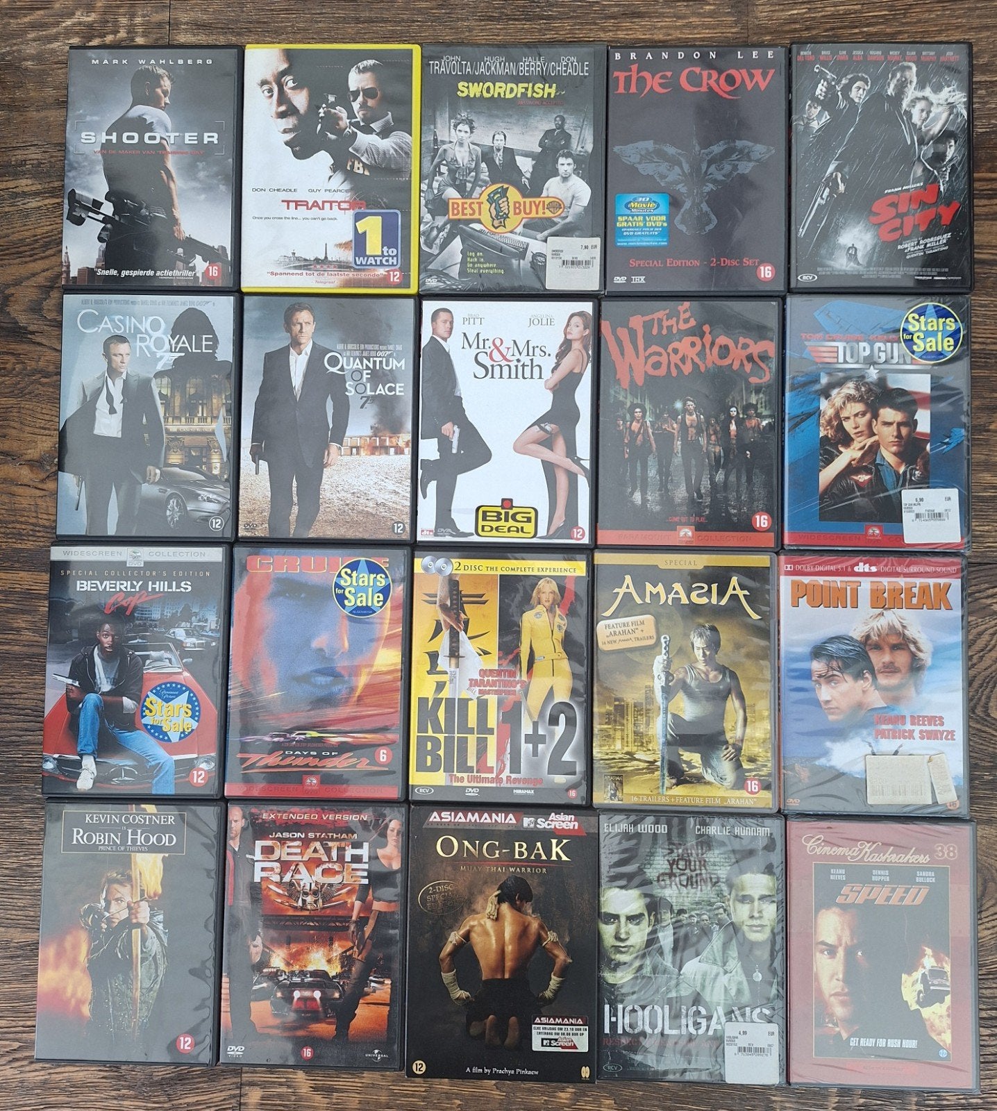 Pakket actie DVDs, Ophalen of Verzenden, Actie
