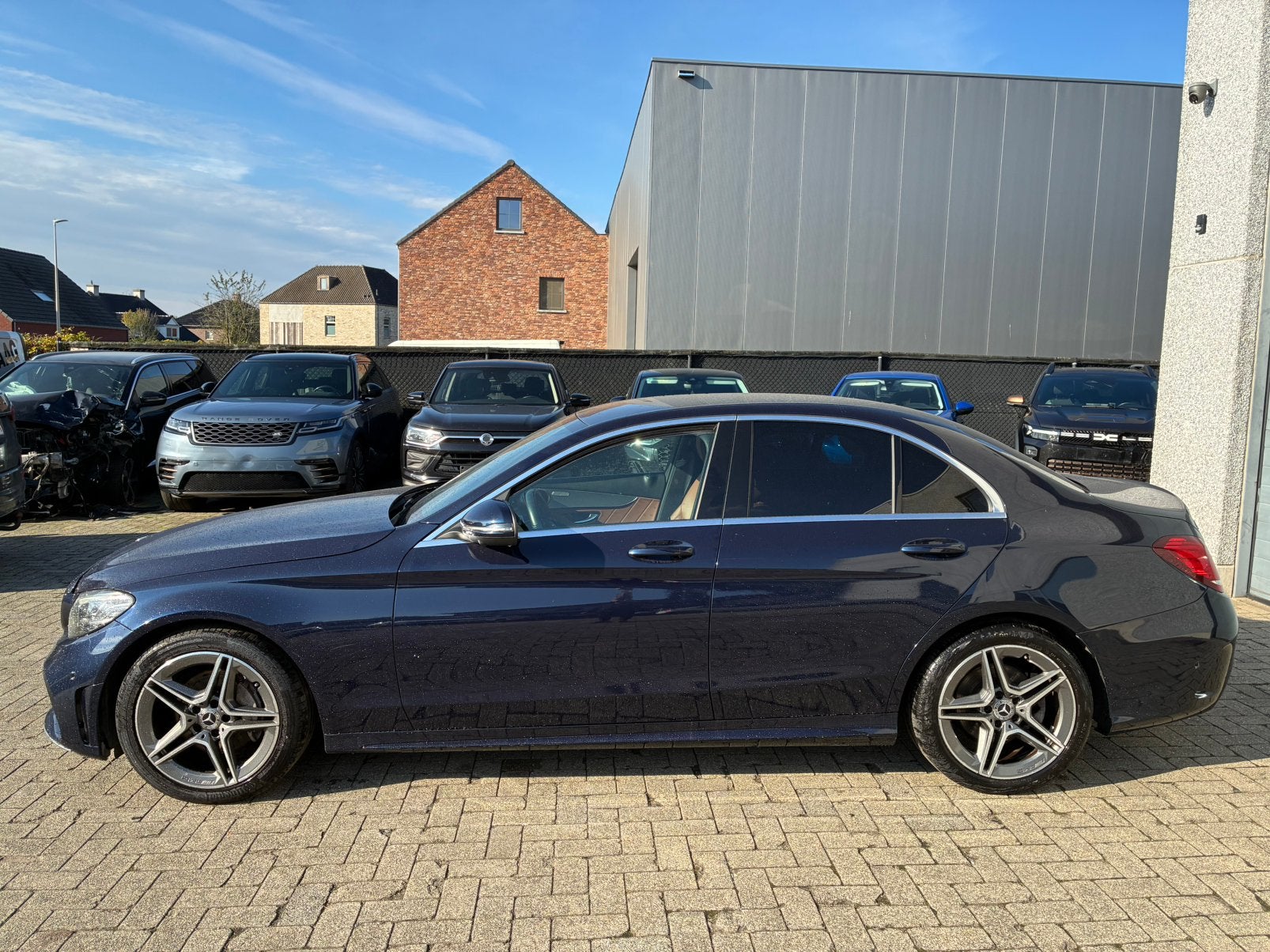MERCEDES C160 AMG 2018, Blauw, Berline, Benzine, Ophalen