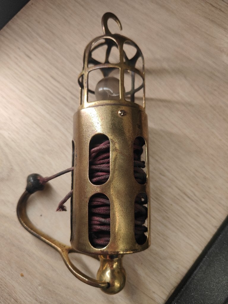 Lampe lucas brass anglaise pour voiture 1920 1930, Enlèvement