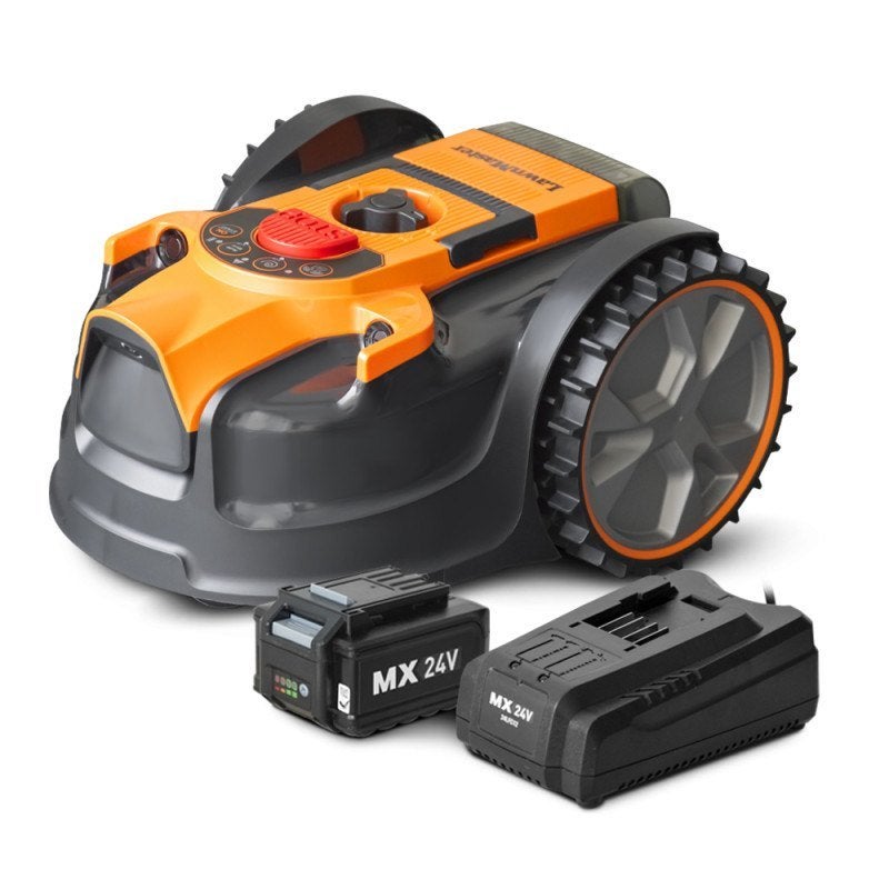 Robot tondeuse LAWNMASTER VRM 16 ., Jardin & Terrasse, Enlèvement, Utilisé, LAWNMASTER, Avec capteur de pluie
