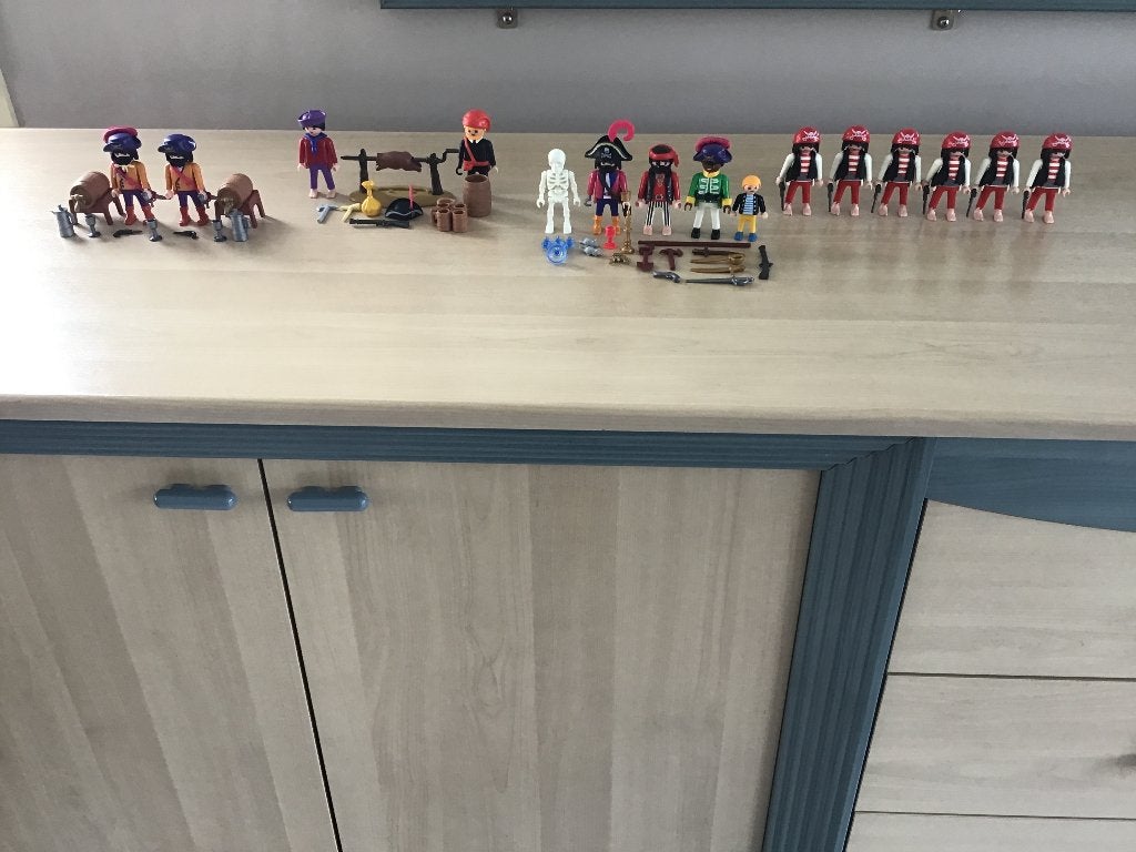 4 sets Playmobil ‘Piraten’., Enfants & Bébés, Pirates, Enlèvement ou Envoi, Comme neuf, Kit complet