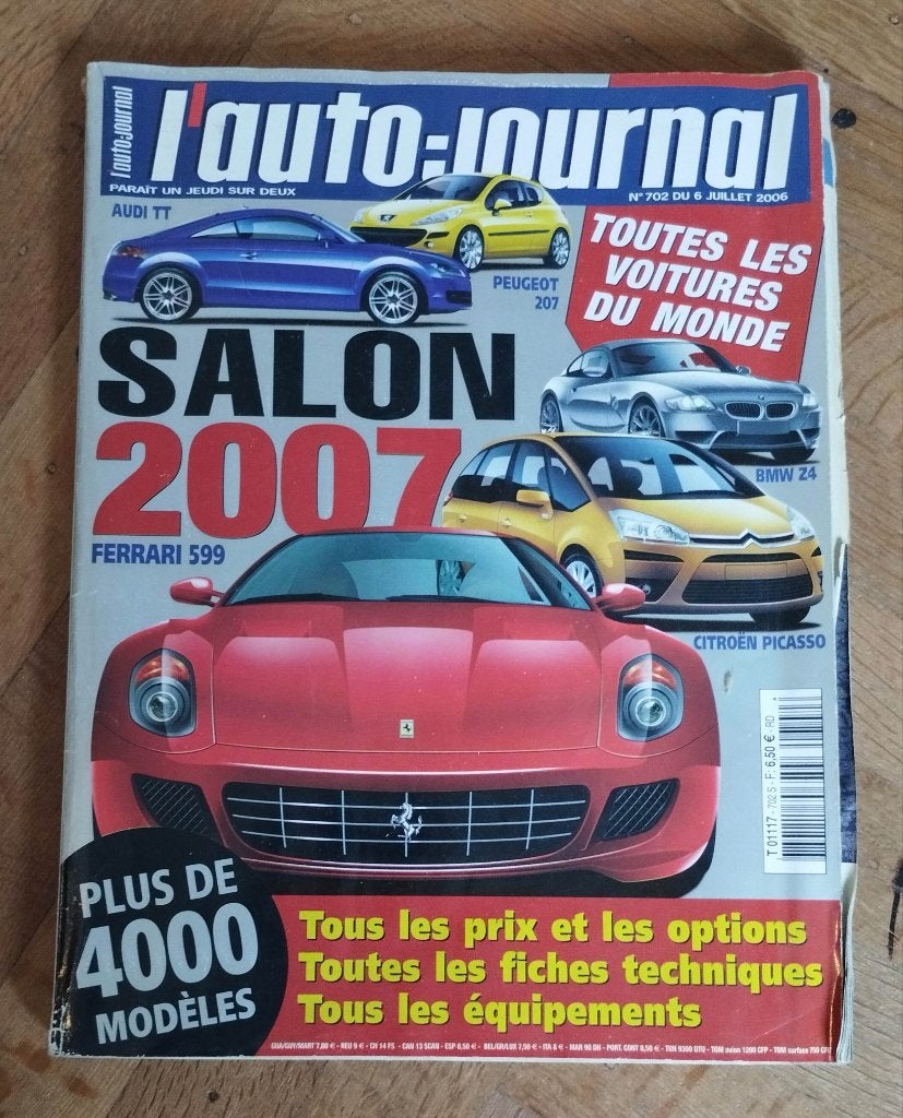 AUTO-JOURNAL Salon 2007 juil 06 Toutes les voitures du monde, Livres, Autos | Brochures & Magazines, Enlèvement ou Envoi, Général