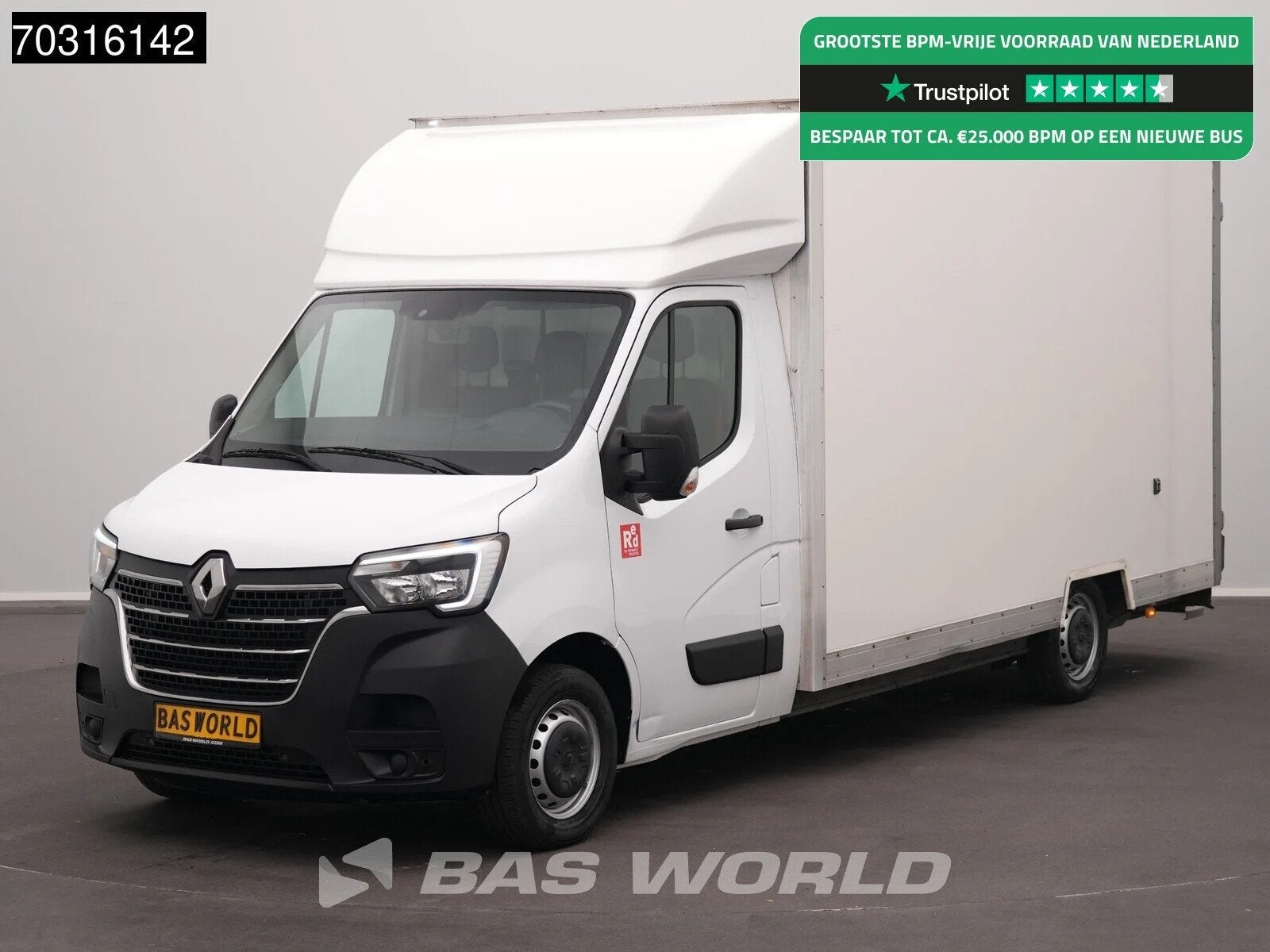 Renault Master 145PK Lowliner Bakwagen LED Navi Airco Cruise, 145 ch, Achat, Euro 6, Entreprise