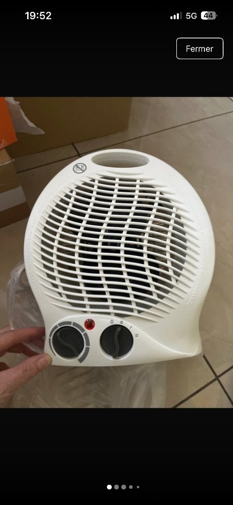Ventilateur et chauffage en hiver neuf encore sous garantie, Enlèvement ou Envoi, Neuf, Ventilateur de table