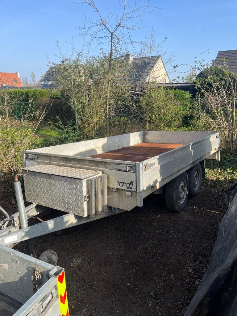 Aanhangwagen dubbel as, Auto diversen, Aanhangers en Bagagewagens, Gebruikt, Ophalen