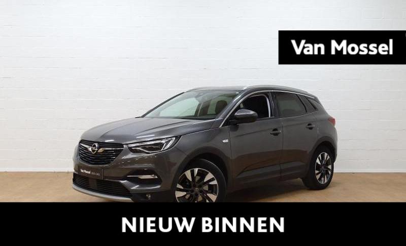 Opel Grandland X 1.2T Innovation automaat+leder+gps+camera+p, Stof, Gebruikt, Automatische klimaatregeling, 5 zetels