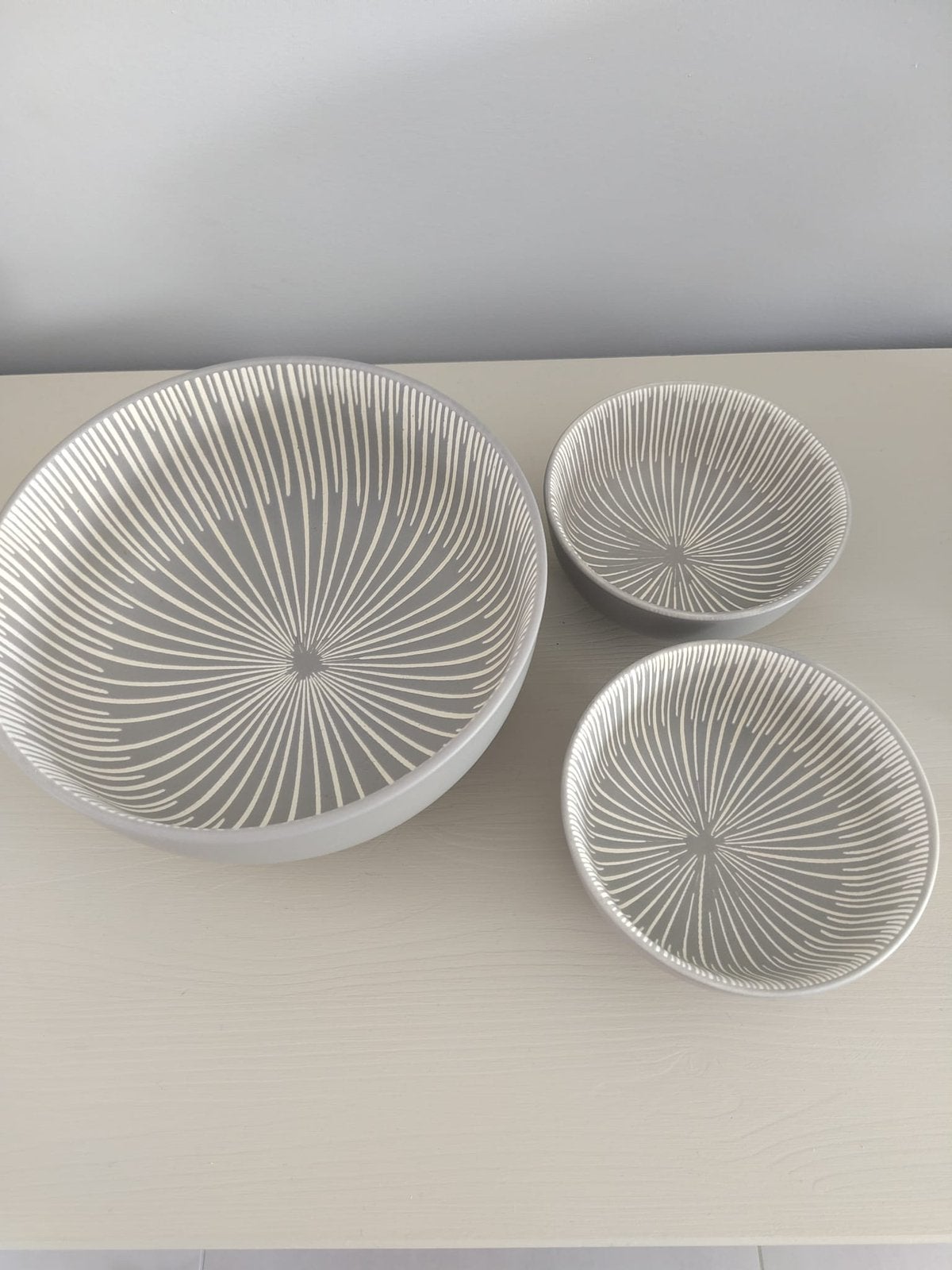 Set de 3 bols en ceramique, Maison & Meubles, Cuisine | Vaisselle, Comme neuf, Céramique, Enlèvement, Autres styles