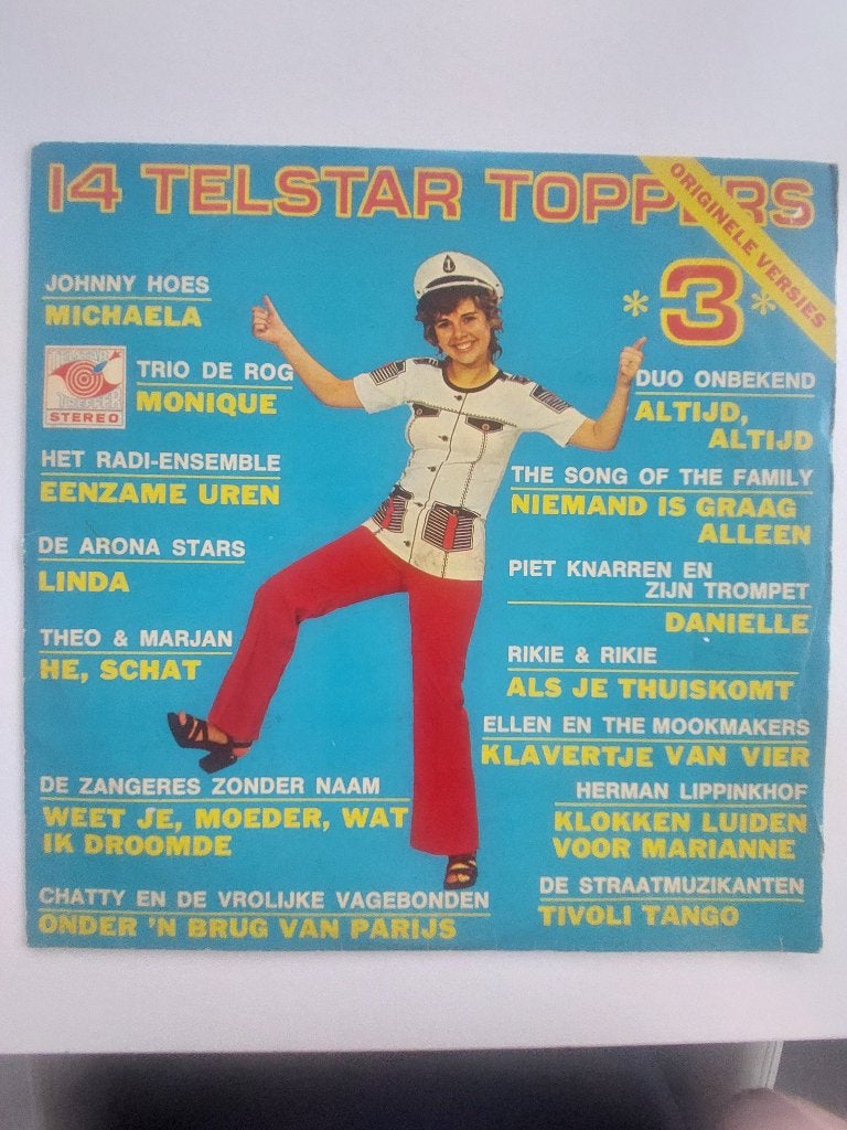 14 Telstar Toppers - 3 (1972), Cd's en Dvd's, Vinyl | Nederlandstalig, Inclusief binnenhoes, Ophalen of Verzenden, LP