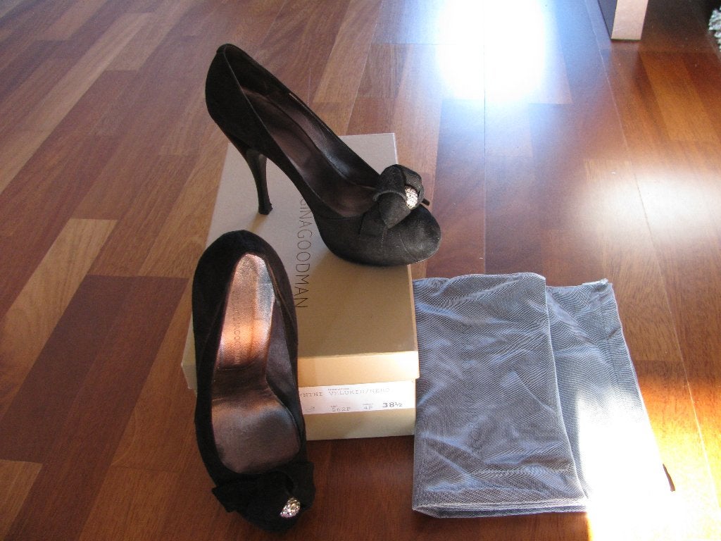 Chaussures Georgina Goodman Cynthi 730$ faites à la main, Neuf, Enlèvement ou Envoi, Escarpins, Noir