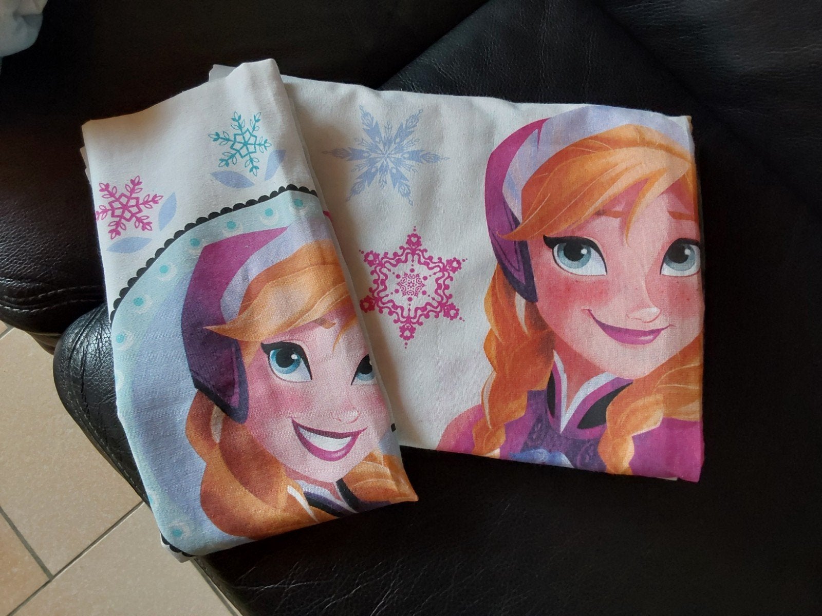 2x Dekbedovertrek, 1 overtrek matras, kledij Frozen 122/128, Kinderen en Baby's, Kinderkleding | Maat 122, Ophalen, Gebruikt, Disney Frozen