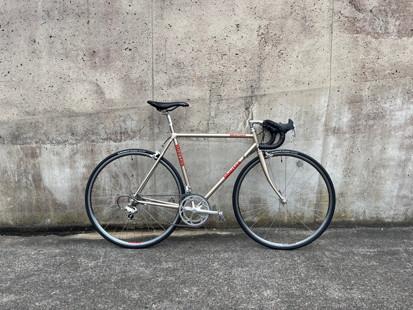 Libertas retro koersfiets, Frein sur jante, 49 à 53 cm, Aluminium, Comme neuf