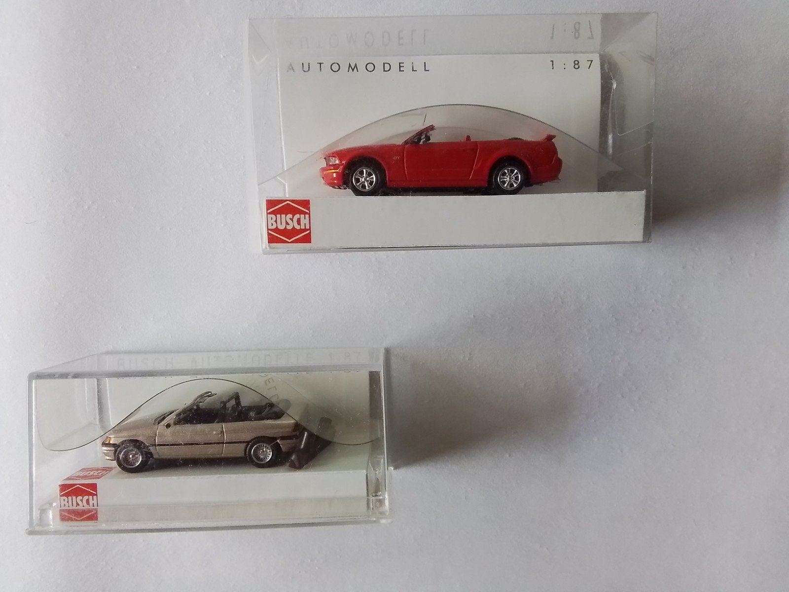 Bush 2 voitures Ford 1/87, Hobby en Vrije tijd, Modelauto's | 1:87, Ophalen of Verzenden, Nieuw, Auto, Overige merken