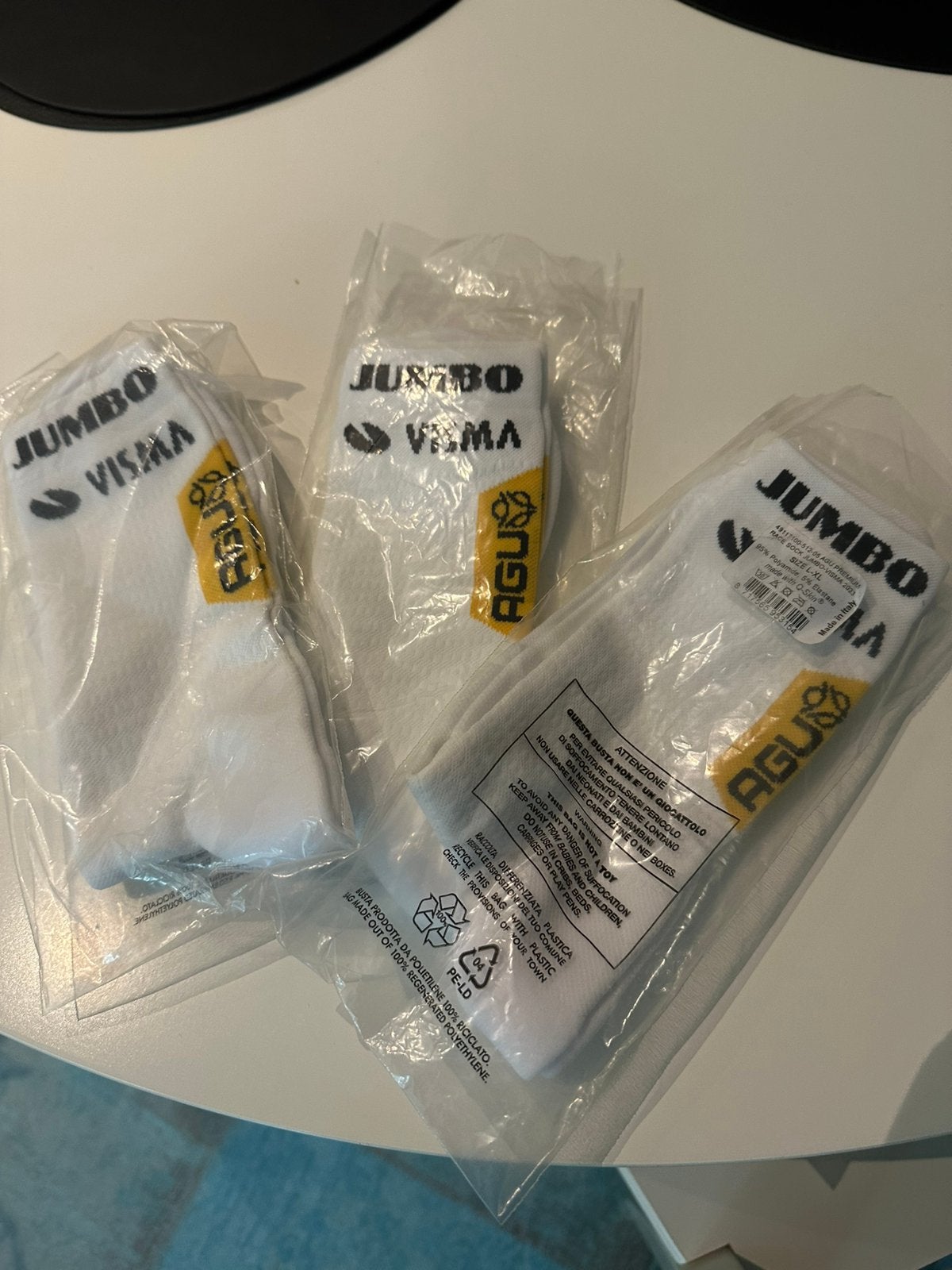 Chaussettes de cyclisme Team Visma, Sports & Fitness, Cyclisme, Enlèvement ou Envoi, Neuf, Vêtements