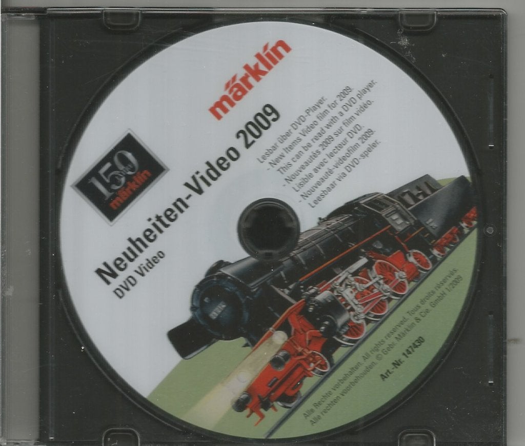 DVD Video Märklin NIeuwigheden 2009, Wisselstroom, Zo goed als nieuw, Märklin, Boek, Tijdschrift of Catalogus