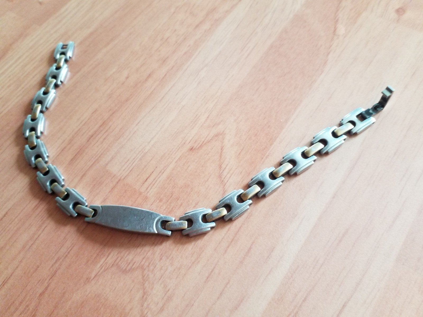 Armband van 22 cm, Ophalen of Verzenden, Zo goed als nieuw, Goud, Goud