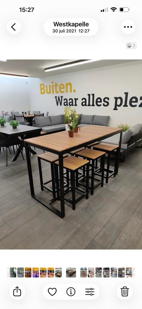 Tuinmeubelen te koop, Huis en Inrichting, Ophalen, Zo goed als nieuw