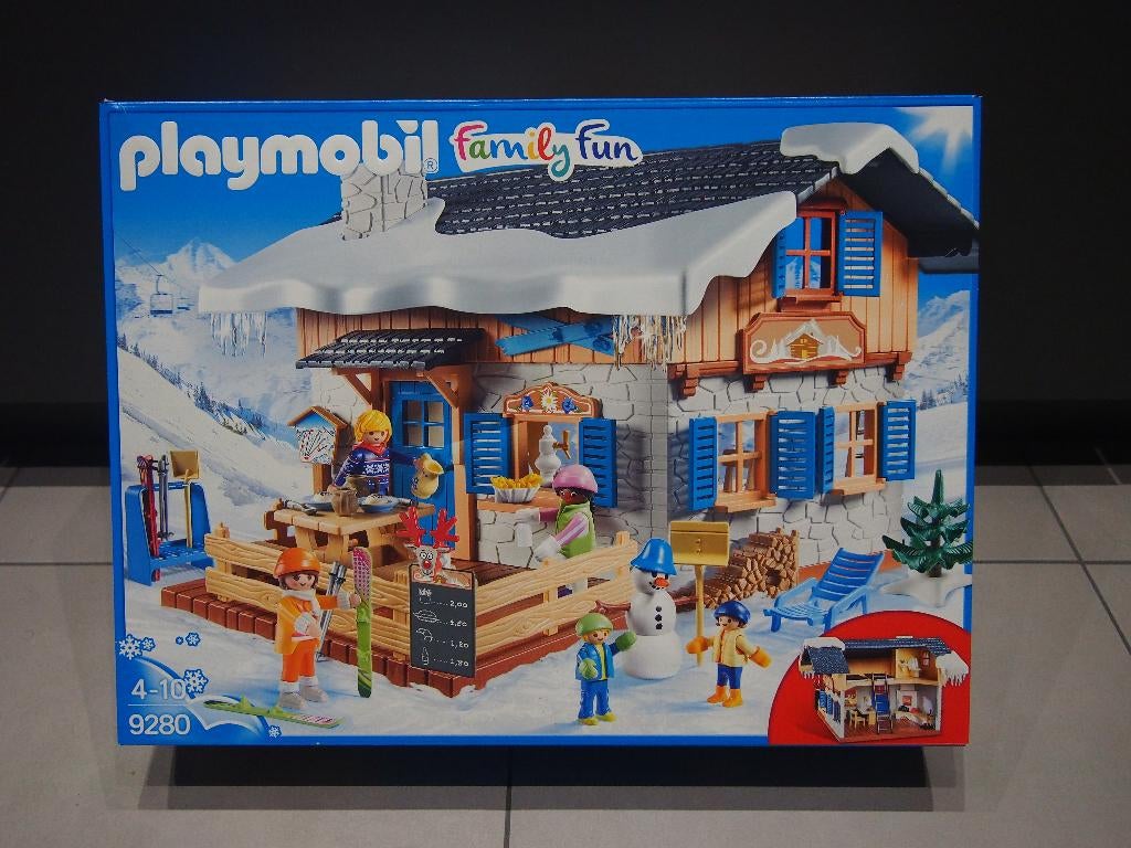 Playmobil 9280 Skihut, Ophalen, Zo goed als nieuw, Complete set