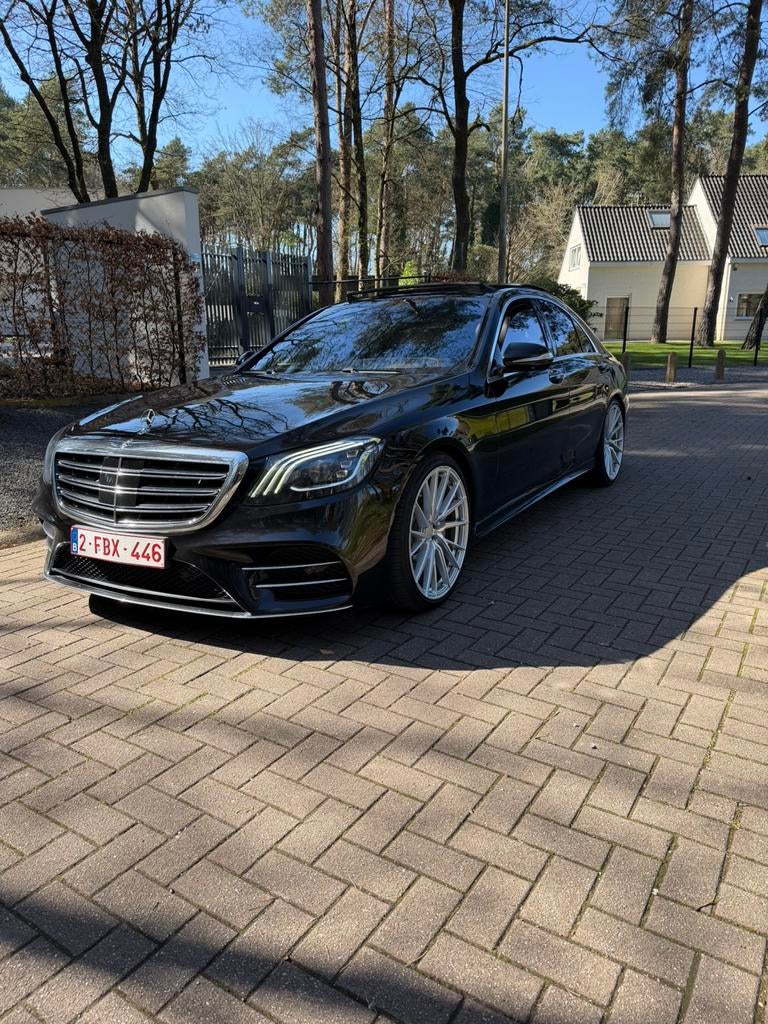 Mercedes S350d amg, Auto's, Automaat, Zwart, Leder, Diesel