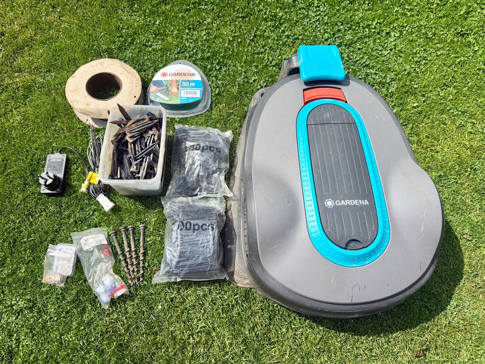 Tondeuse à gazon robotisée Gardena Sileno Life 1250m2, Enlèvement, Utilisé, Plus de 25 cm