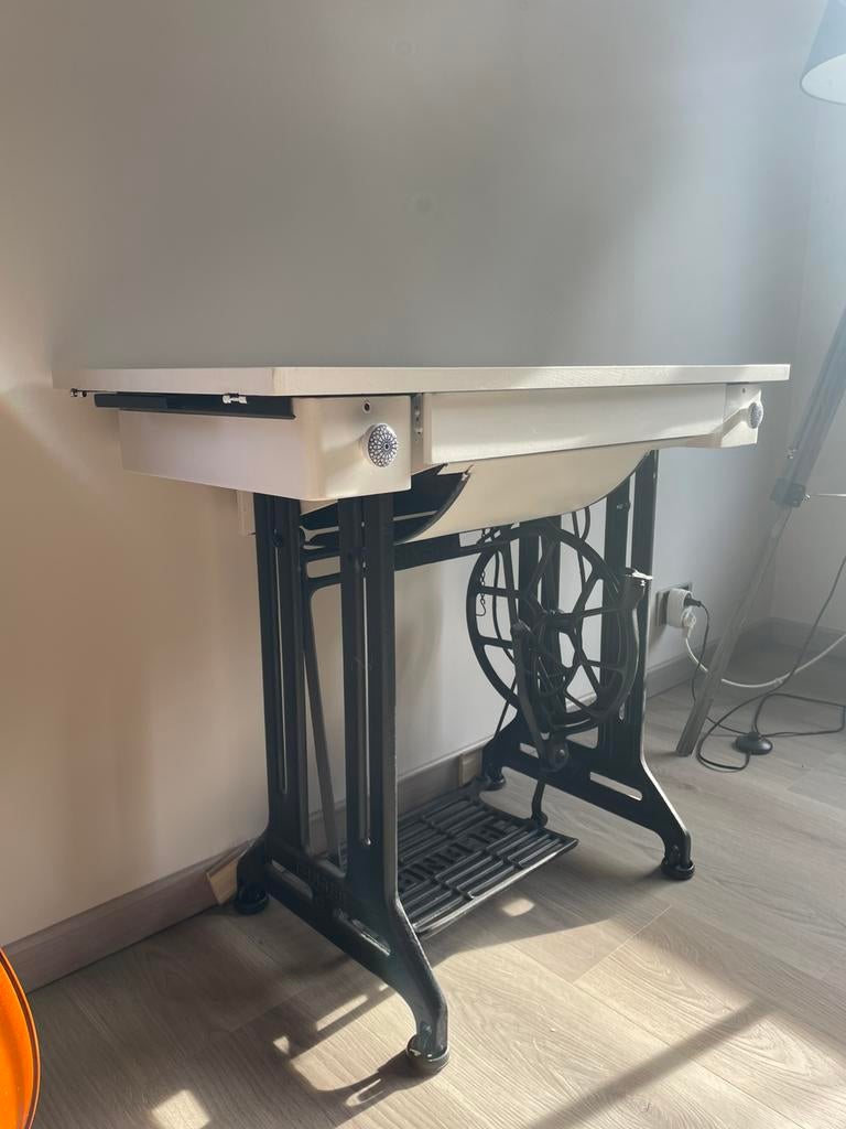 Singer oude naaimachine, Ophalen