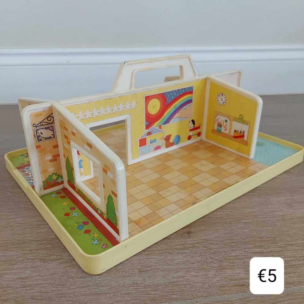 Fisher-Price 929 schooltje retro, Kinderen en Baby's, Speelgoed | Poppenhuizen, Ophalen