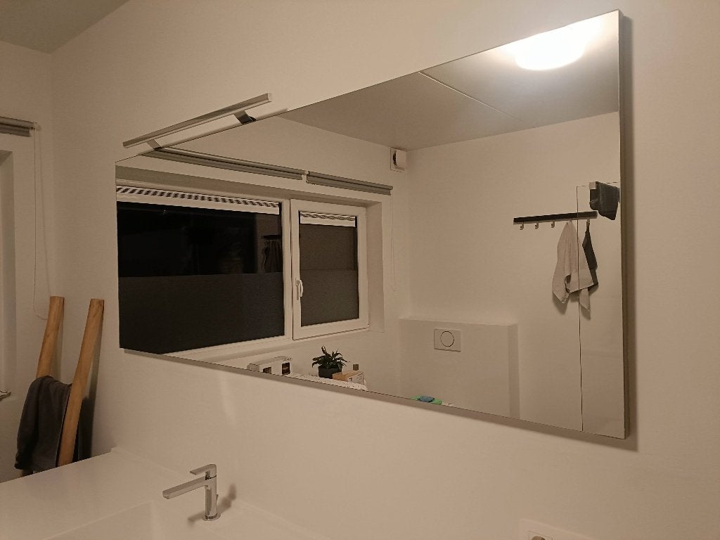Spiegel met verlichting 180x72, Ophalen, Gebruikt, 125 cm of meer, Minder dan 100 cm