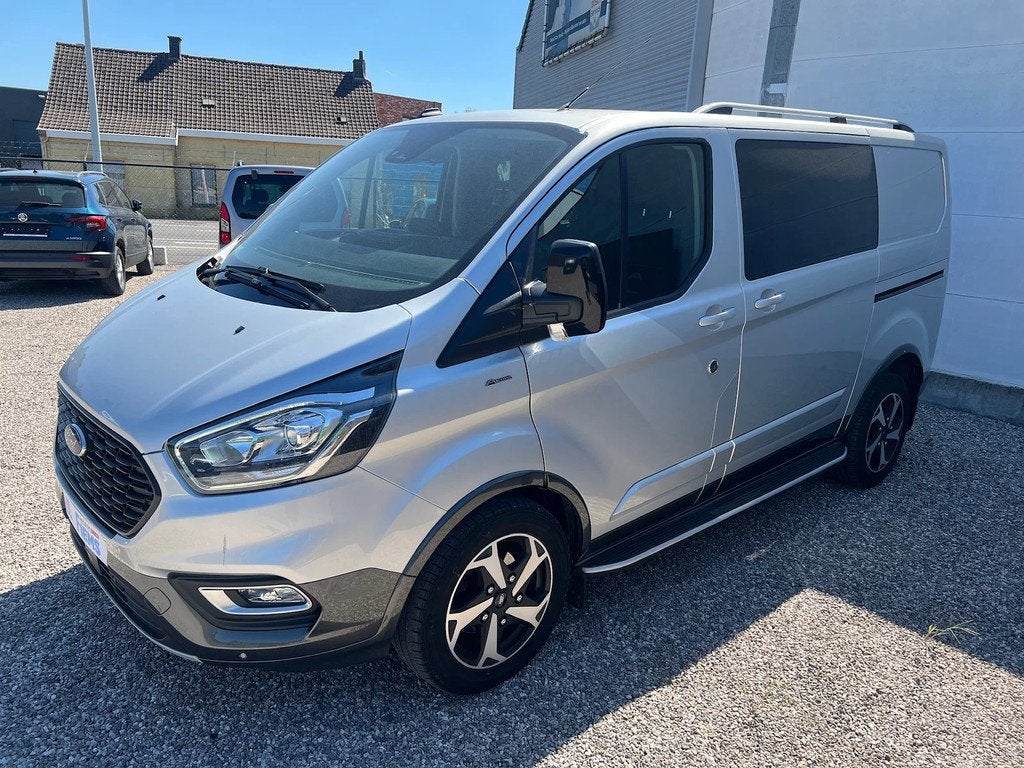 Ford Transit Custom ACTIVE DUBBELE CABINE, Autos, Camionnettes & Utilitaires, Entreprise, Achat, ABS, Caméra de recul, Régulateur de distance