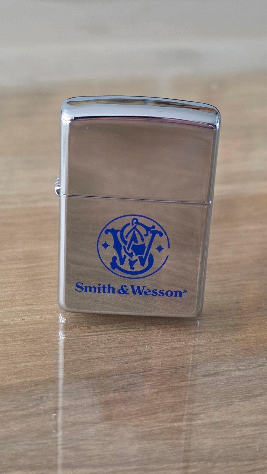 Briquet Zippo XIV Smith & Wesson made in USA, Ophalen, Zo goed als nieuw, Aansteker