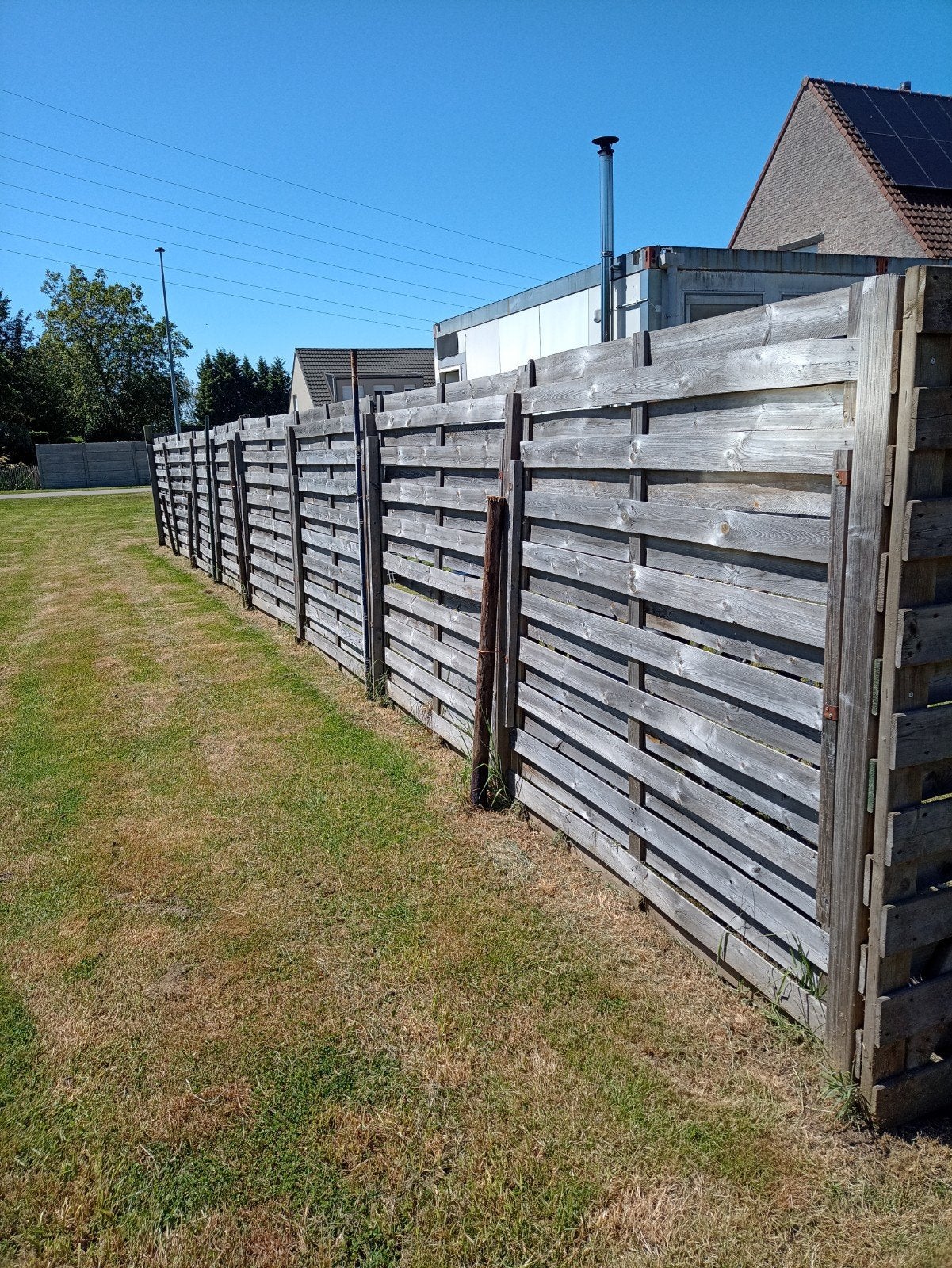 schutting, Jardin & Terrasse, Palissades, Enlèvement, Utilisé, Bois, 1 à 2 mètres