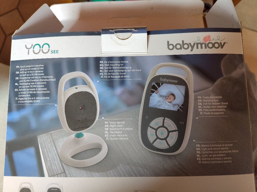 Babyfoon, Kinderen en Baby's, Babyfoons, Zo goed als nieuw, 100 tot 250 meter, Camera, Terugspreekfunctie, Ophalen