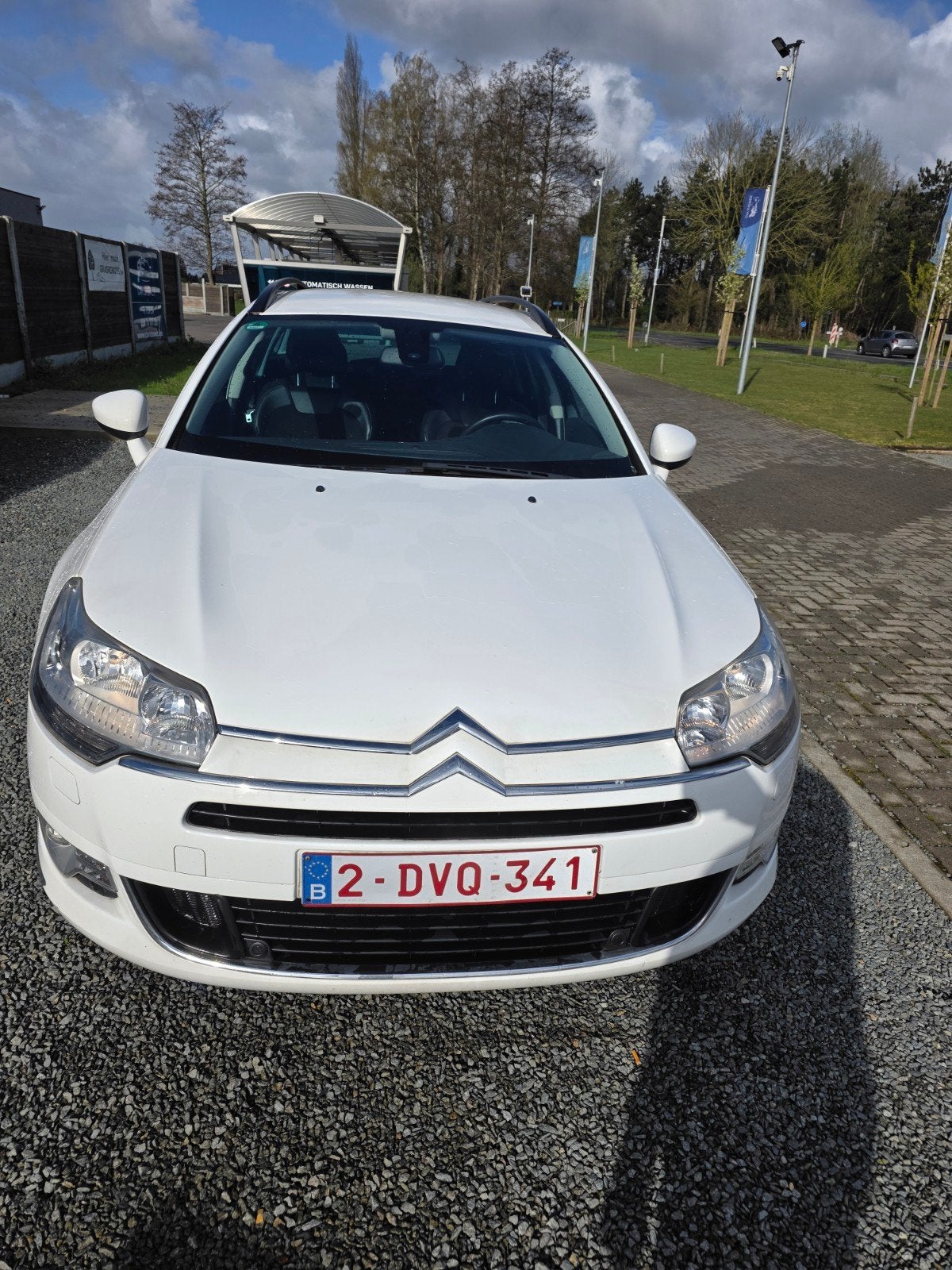 citroen c5 1.6 essence automat, Auto's, Automaat, Euro 5, Zwart, Wit