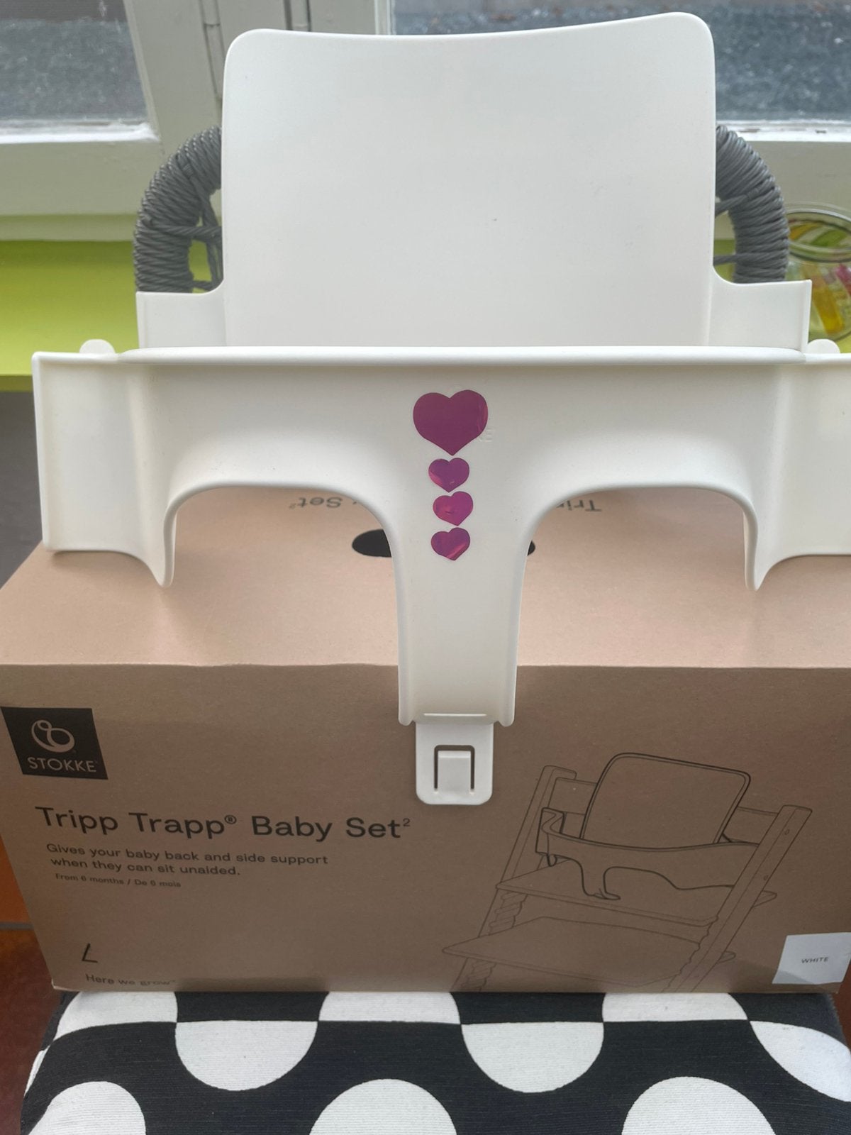 Stokke tripp trapp accessoires, Ophalen, Zo goed als nieuw, Meegroeistoel, Afneembaar eetblad