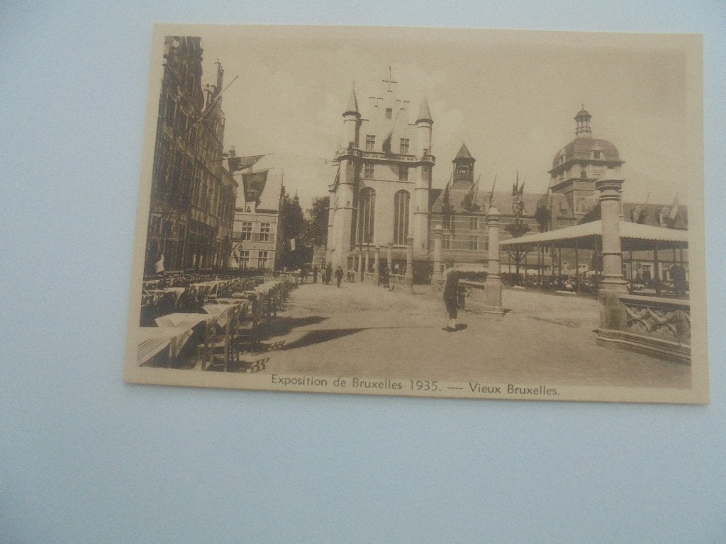 brussel expo 1935 - 10 postkaarten, Enlèvement ou Envoi, 1920 à 1940, Affranchie, Bruxelles (Capitale)