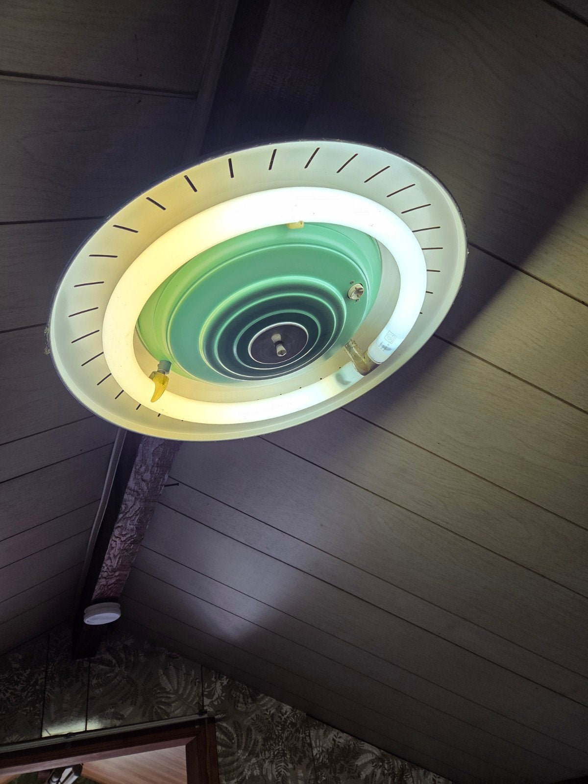 Retro jaren 60 ronde lamp.Zeldzaam., Ophalen