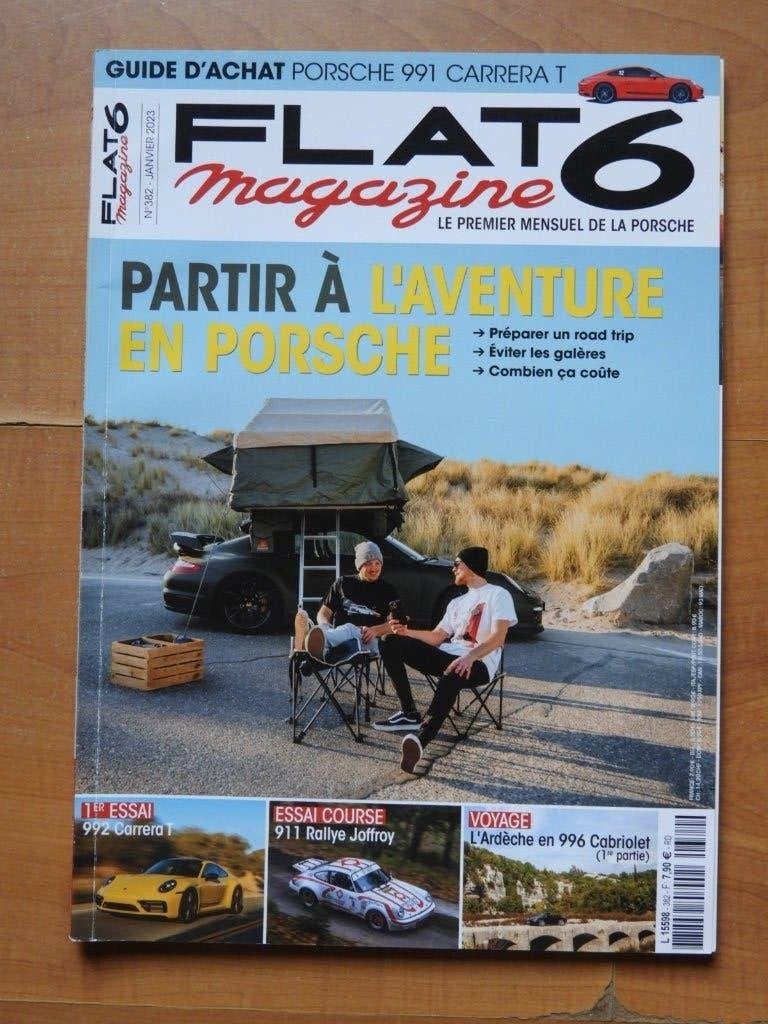 Flat6 Magazine - Mensuel de la Porsche numéro 382 - JAN 2023, Enlèvement ou Envoi, Comme neuf, Porsche