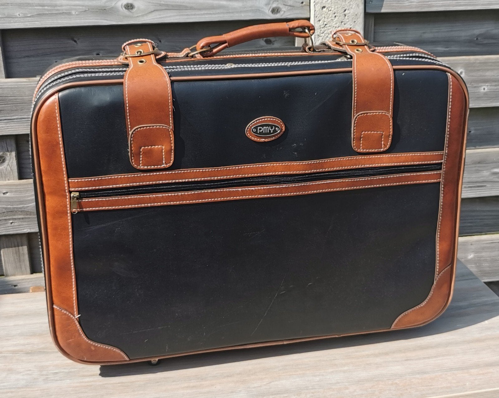 étui de voyage PMY vintage, 35 à 45 cm, Plastique souple, Enlèvement, Utilisé