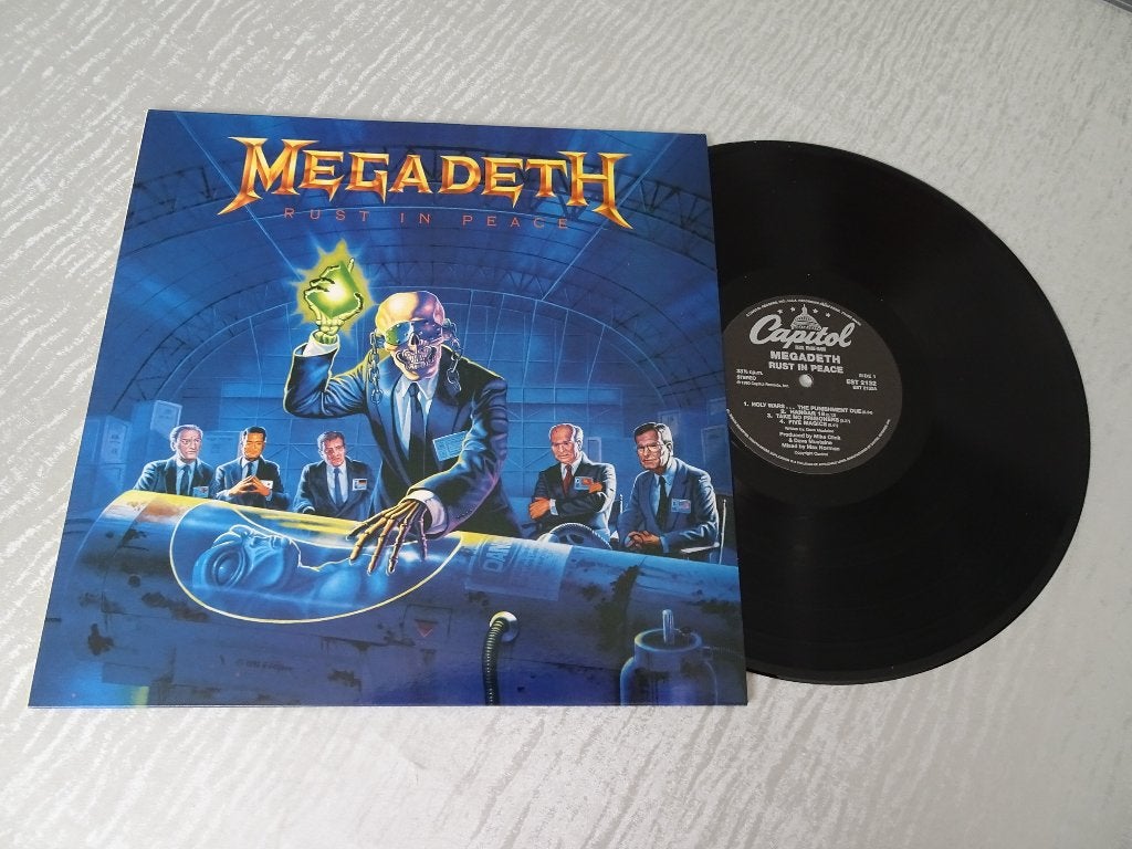 Megadeth  Lp  Rust in Peace - black vinyl, LP, Heavy metal, Ophalen of Verzenden, Zo goed als nieuw