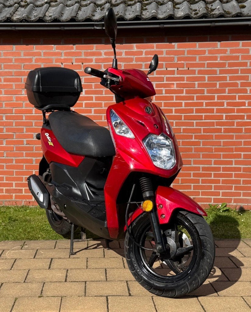 Sym Orbit 2 A-Klasse met topkoffer, Fietsen en Brommers, Ophalen, Gebruikt, Klasse A (25 km/u), Benzine