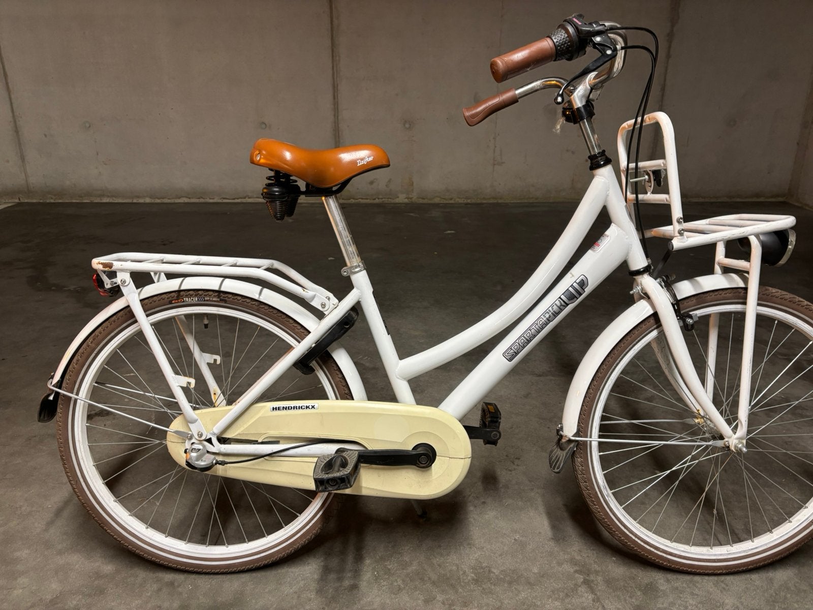 Meisjesfiets te koop, Ophalen, Gebruikt, Terugtraprem, 24 inch