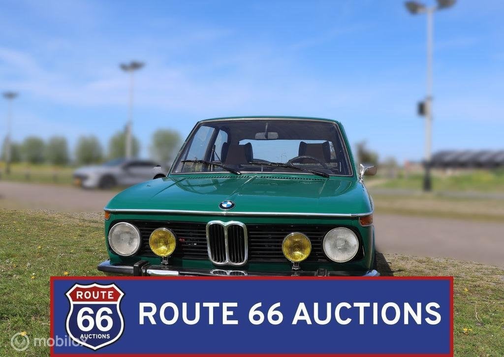 BMW 1802 Touring | 1973 | Route 66 Auctions, Auto's, Zwart, Bedrijf, Handgeschakeld, Overige carrosserie