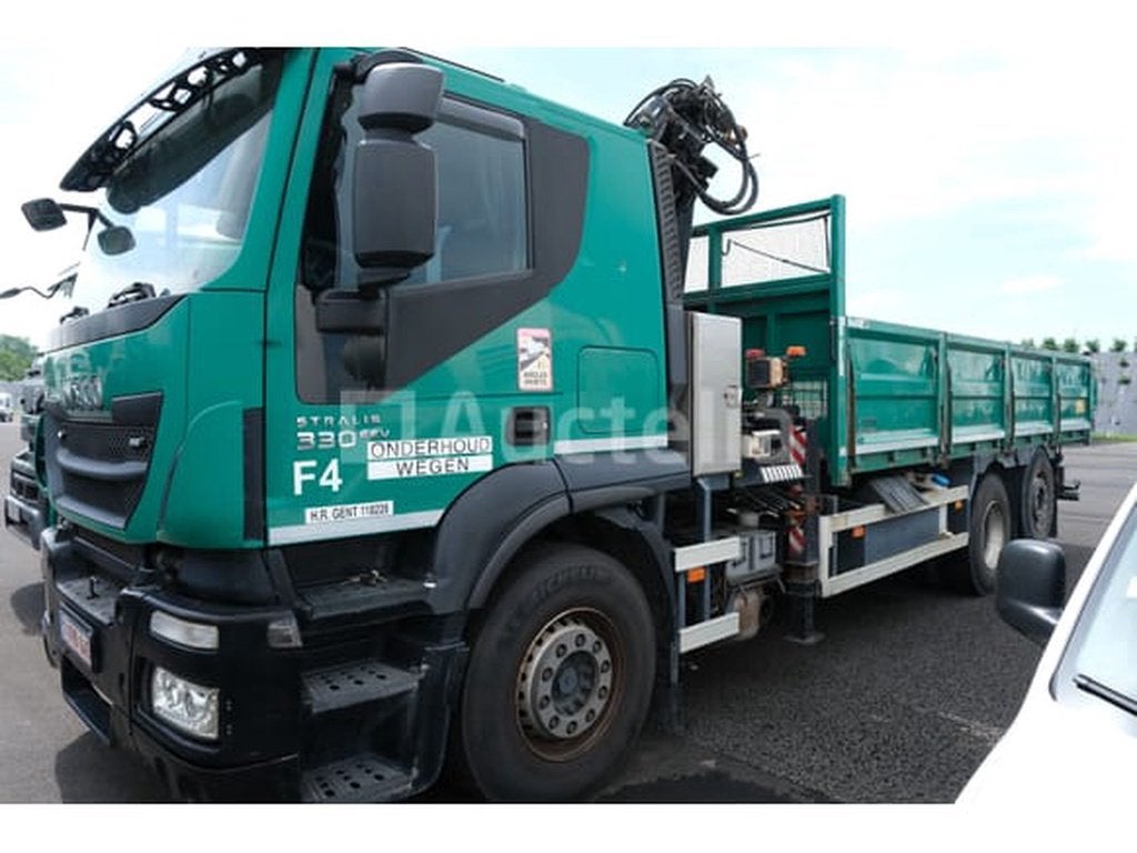 Camion plateau ridelle avec grue Iveco Stralis 330 EEV (2013, Autos, Achat, Entreprise, Iveco, Autres carburants