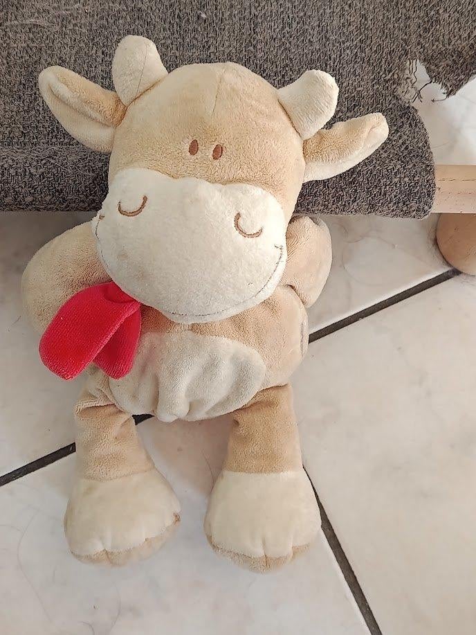 noukie,s knuffel koe fortis( doos 60), Enlèvement ou Envoi, Neuf, Vache