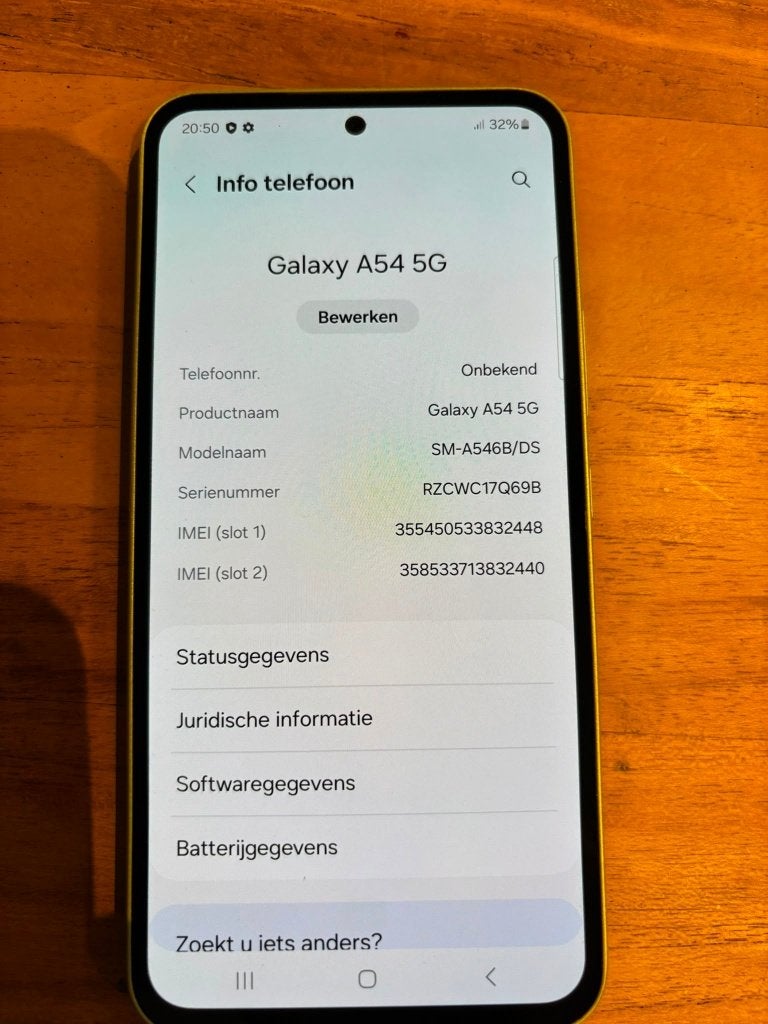 Samsung Galaxy A54 5G – 128 GB – Awesome Lime, Telecommunicatie, Mobiele telefoons | Samsung, Overige kleuren, Touchscreen, Ophalen of Verzenden