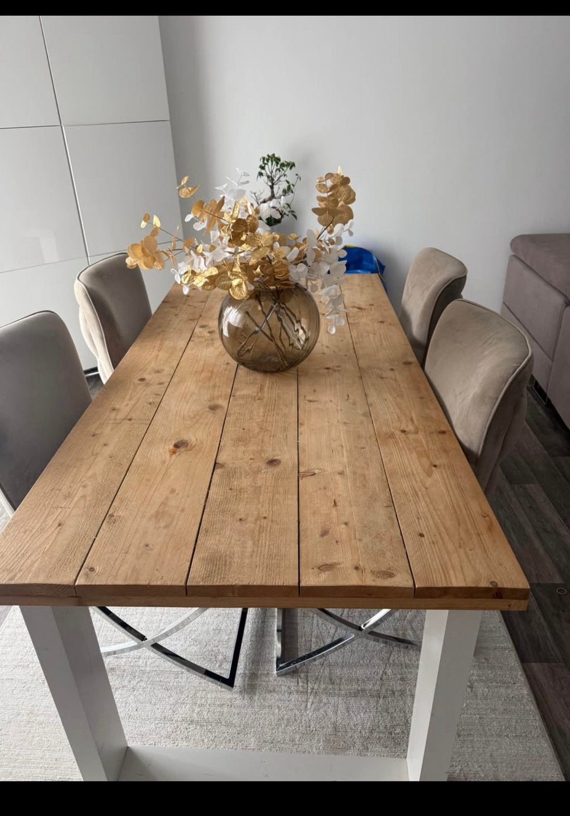 Tafel en stoelen, Huis en Inrichting, Tafels | Eettafels, Ophalen, Zo goed als nieuw