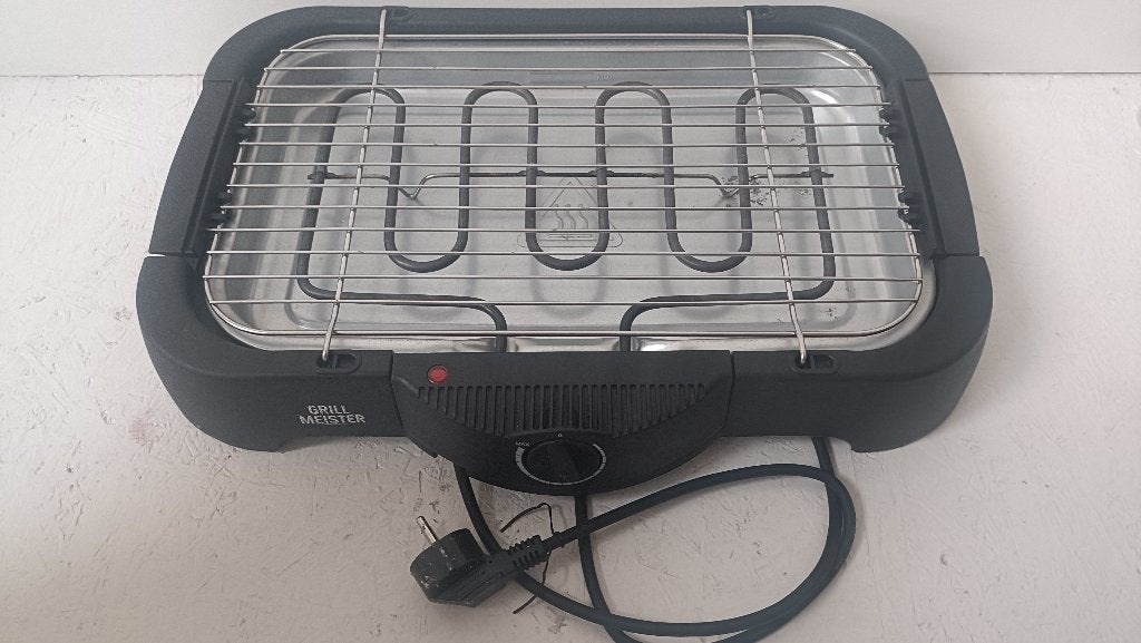 Gril de table électrique Grill Meister 2000 W, Electroménager, Enlèvement, Lave-vaisselle, Comme neuf, Gril de table