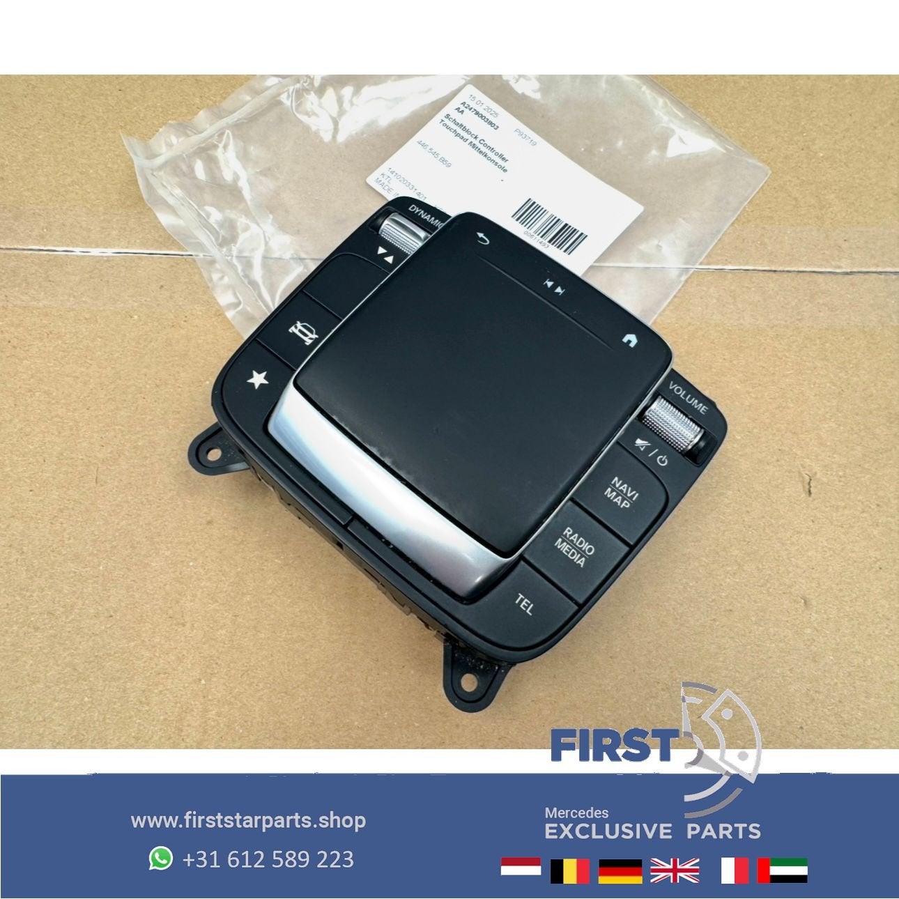 W177 W118 W247 H247 NAVI KNOP MUIS TOUCHPAD Mercedes A B CLA