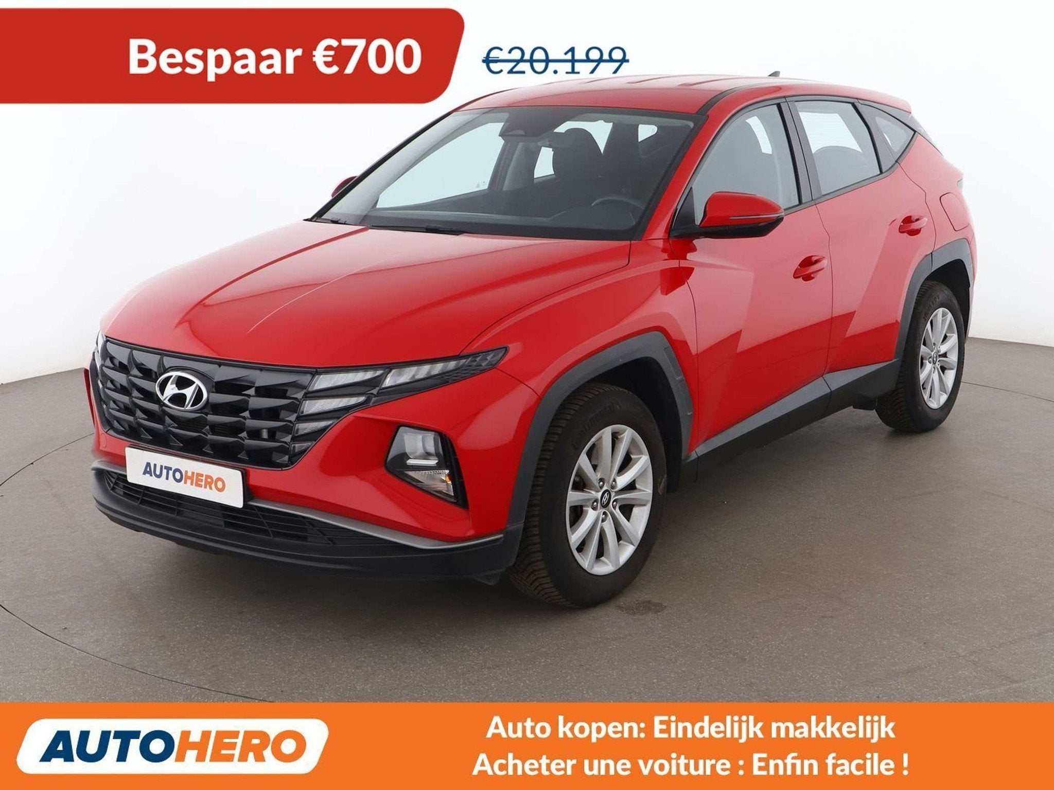 Hyundai Tucson 1.6 T-GDI Pure 2WD (bj 2022), Auto's, Hyundai, Voorwielaandrijving, Gebruikt, 1650 kg, 151 g/km
