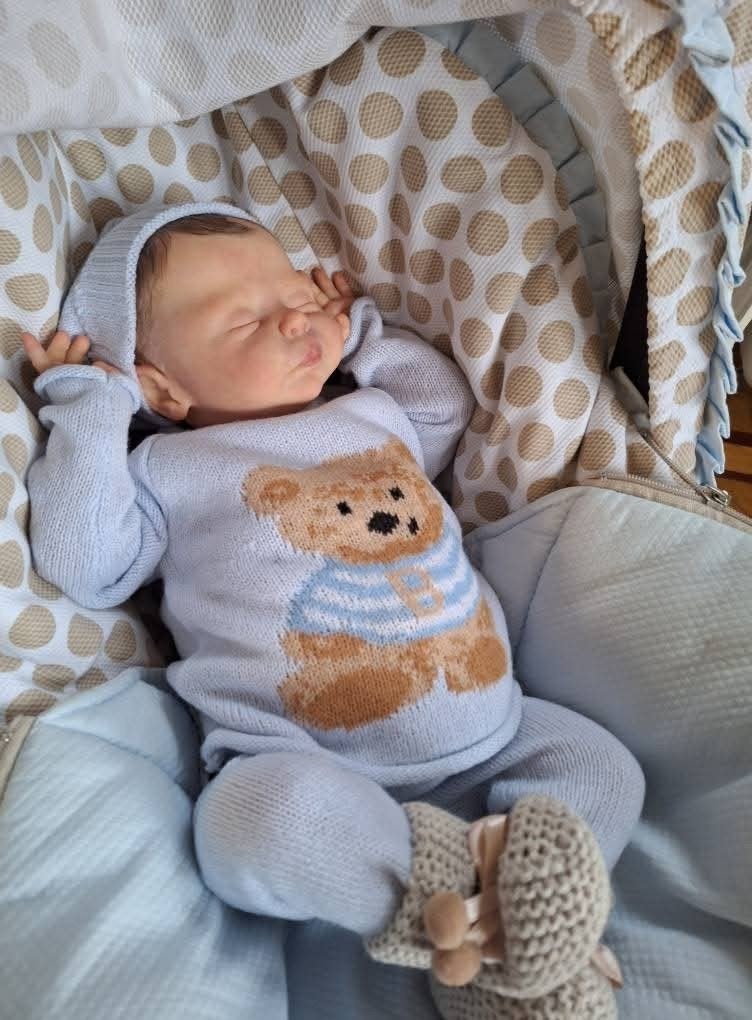Reborn doll Christopher, Ophalen of Verzenden, Kleertjes