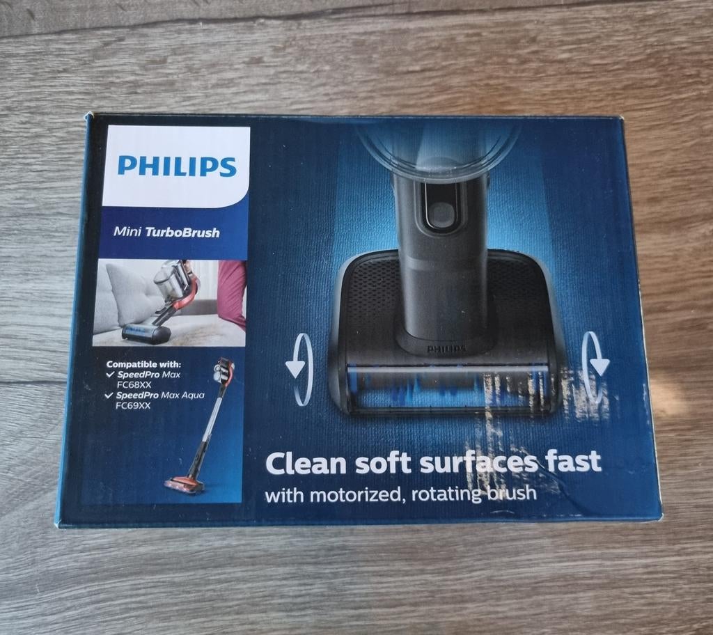 1x Turbo-miniborstel oplaadbaar accessoire voor steelstofzui, Ophalen